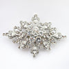 Rhodium Silver Rhinestone Vintage Bridal Wedding Hair Accent Bridal Wedding Hair Barrette 7001