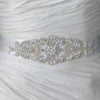Pearl Rhinestone Beaded Bridal Wedding Belt 313