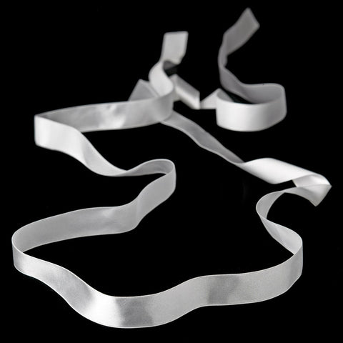 * Simple Matte Satin Plain Bridal Wedding Sash Belt