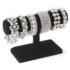 Black Velvet Bridal Wedding Bracelet Bar Display