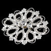 * Elegant Vintage Filigree Bridal Wedding Brooch 5
