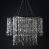 Multi Diamond Cut Beaded Crystal Chandelier 11 AB