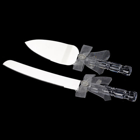 Romance Bridal Wedding Ring Bridal Weddng Cake Server Set 781