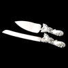 Floral Butterfly Bridal Weddng Cake Server Set 186