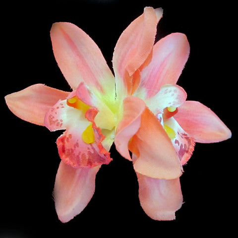 * New Destination Pink Orchid Bridal Wedding Hair Clip 399