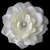 * Jeweled Delphinium Flower Bridal Wedding Headpiece Bridal Wedding Hair Clip 413 White or Ivory