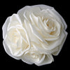 Ivory X Large Garden Rose Cluster on Alligator Bridal Wedding Hair Clip 419