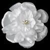 * Bridal Wedding Jeweled Dahlia Flower Bridal Wedding Hair Clip 431 with Bridal Wedding Brooch Pin