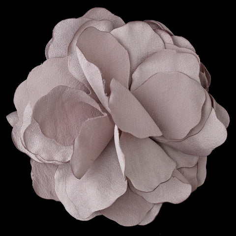 * Chocolate Brown Flower Bridal Wedding Hair Clip 9941