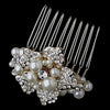 Gold Plated Bridal Wedding Hair Comb 3473