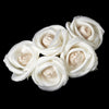 Charming Ivory Rum Pink Flower Bridal Wedding Hair Comb 4647