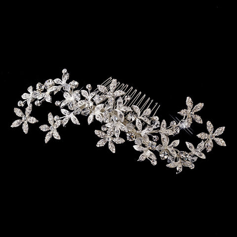 Swarovski Crystal Bridal Wedding Hair Comb 589