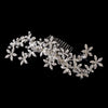 Swarovski Crystal Bridal Wedding Hair Comb 589
