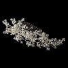 * Silver Plated Bridal Wedding Hair Comb 6488