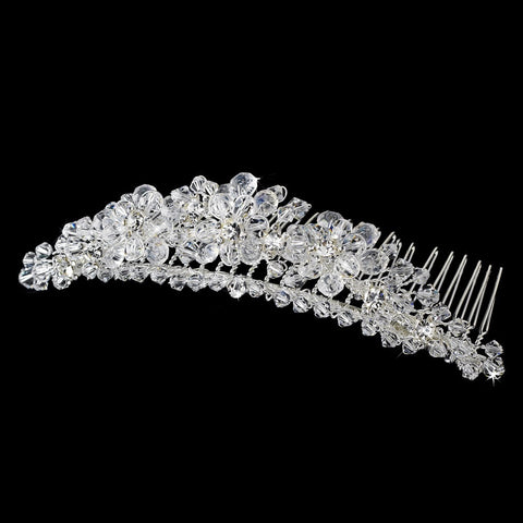* Swarovski Crystal Bridal Wedding Hair Comb 7018