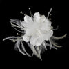 * Bridal Wedding Feather Fascinator Bridal Wedding Hair Comb or Bridal Wedding Hair Clip 7023