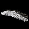 Stunning Swarovski Crystal & Pearl Bridal Wedding Hair Comb 7045 (Ivory or White)