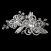 Swarovski Crystal Bridal Wedding Side Bridal Wedding Hair Comb 7811 Silver