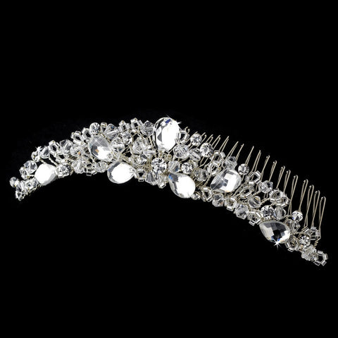 * Crystal Bridal Wedding Hair Comb 8120
