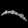 Elegant Silver Bridal Wedding Hair Comb w/ Rhinestones 8404