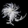 * Fabulous Ivory Feather Fascinator Bridal Wedding Hair Comb or Bridal Wedding Hair Clip 8989