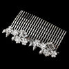 Charming Antique Silver Floral Bridal Wedding Hair Comb 9954