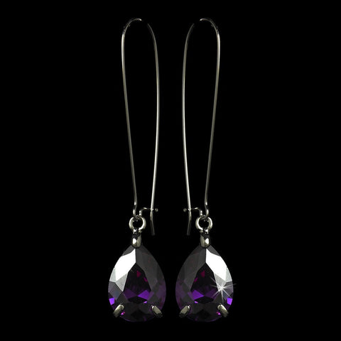Earring 1030 Silver Amethyst