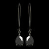 Earring 1030 Silver Black