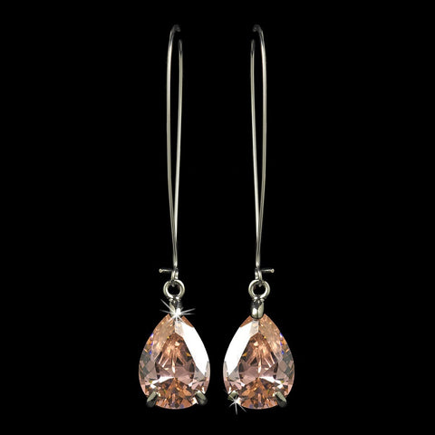 Earring 1030 Silver Pink