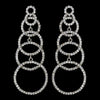 * Silver Clear Earring Set 1063