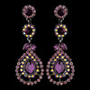 Silver Amethyst AB Earring Set 1328