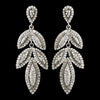Silver Clear Earring Set 1329
