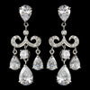 Gorgeous Chandelier Crystal Drop Bridal Wedding Earrings E 1576