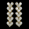 Gold Follow Me Cubic Zirconia Bridal Wedding Earrings E 2024 G