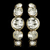 Earring 20339 Gold Clear
