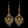 Earring 20381 Gold Light Brown