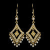 Earring 20381 Gold Clear