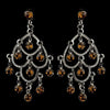 * Earring 20476 Silver Brown