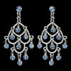 Silver Light Blue Earring 20476