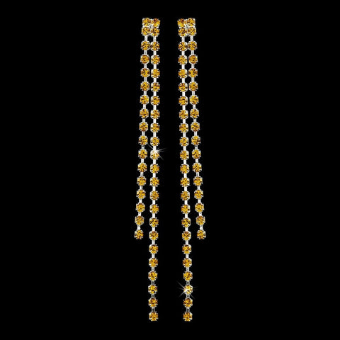 Earring 20543 Silver Orange