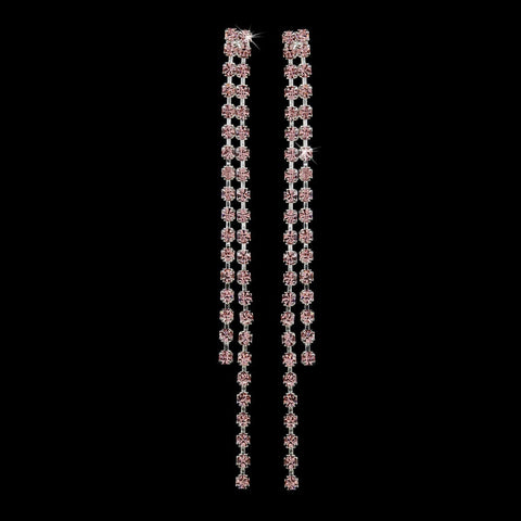 Earring 20543 Silver Pink