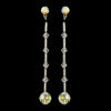* AB Swarovski Crystal Bridal Wedding Earrings E 237