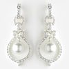Silver Clear Earring Set 25356