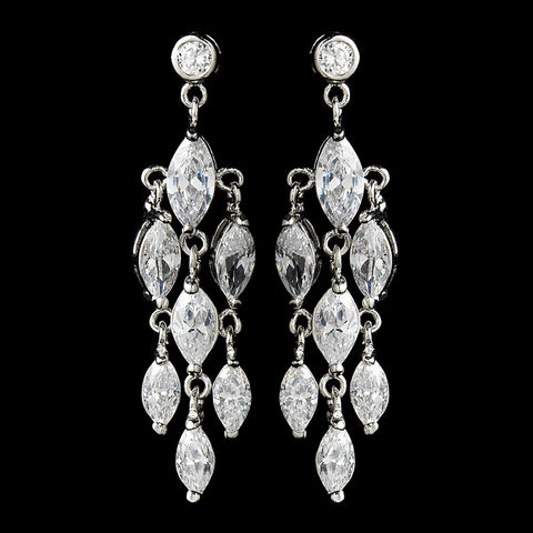 Cubic Zirconia Crystal Bridal Wedding Chandeliers E-2917