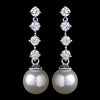 Pearl & Cubic Zirconia Earring E 3626