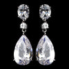 Silver Clear Earring 5127