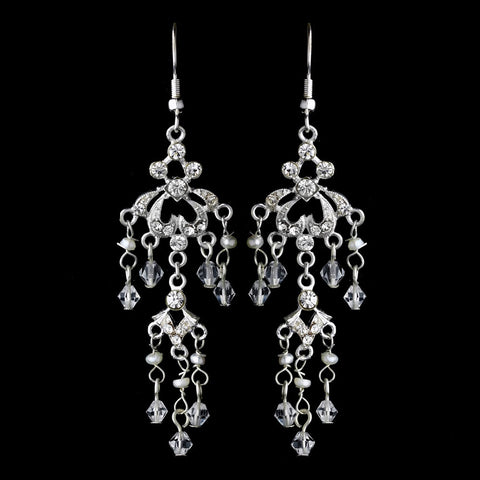 * Earring 7227 Silver Clear