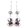 * Purple AB Dangle Earring Set 7619