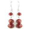 * Ruby Dangle Earring Set 7619
