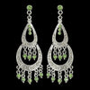* Earring 804 Silver Green